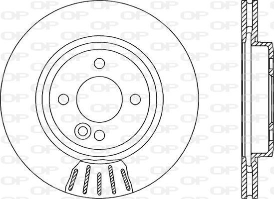 OPEN PARTS Тормозной диск BDA1902.20